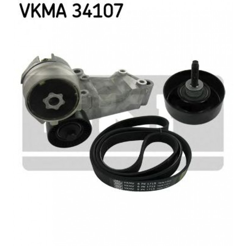 VKMA 34107 SKF Комплект доріжкового ремня